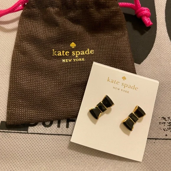 Kate Spade Bow Earrings - Picture 1 of 5